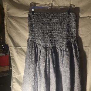 Seersucker halter Top sundress